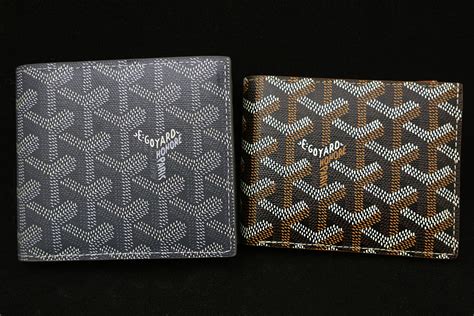 real vs fake goyard wallet|goyard replica wallet.